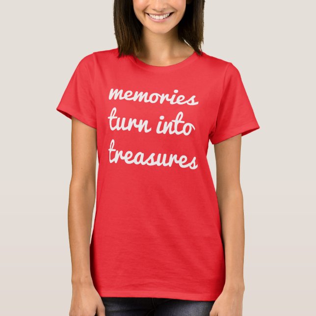 Erinnerungen Der grundlegende T - Shirt von Frauen (Vorderseite)