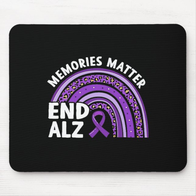 Erinnerungen des Gehirnbewusstseins Problem Lila R Mousepad (Vorne)
