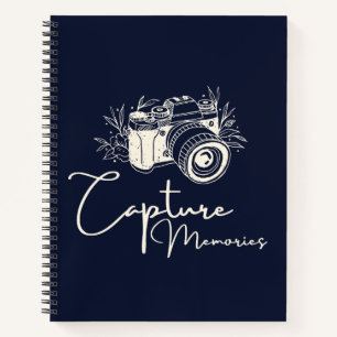 Erinnerungen Fotografie-Zitat Notizbuch