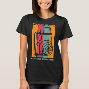 Erinnerungen für die Vintage Kamerafahrt Retro-Des T-Shirt