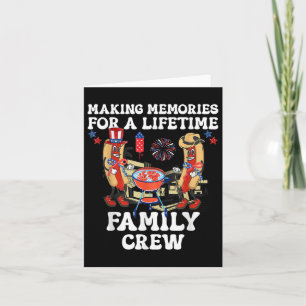 Erinnerungen für eine Crew in der Familie, Dackeln Karte