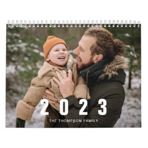 Erinnerungen für Minimalistische weiße Fotos Kalender