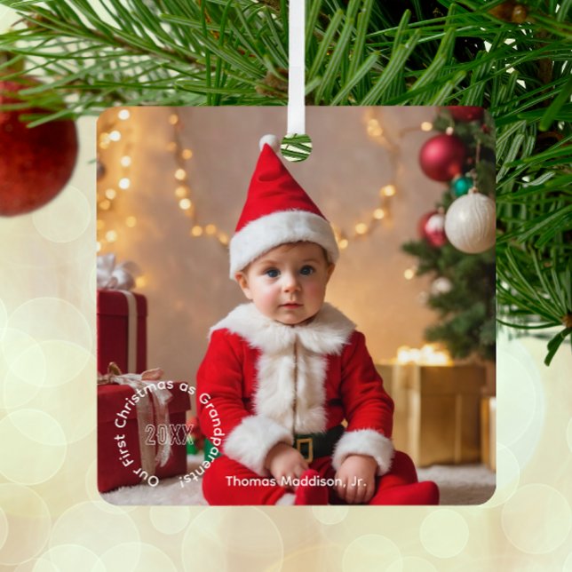 Erinnerungen Großeltern Weihnachten Ornament Aus Metall (Von Creator hochgeladen)