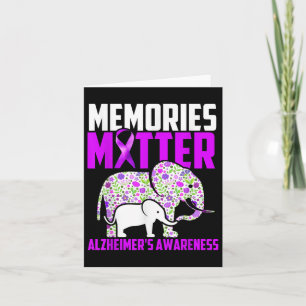 Erinnerungen _ Heimer's Awareness Elephant Karte