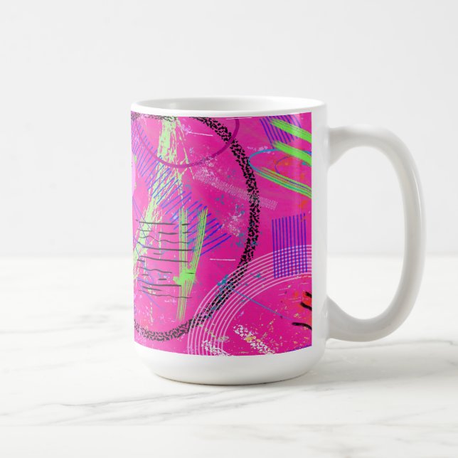 Erinnerungen im Kindesalter Abstrakt Art Kaffeetasse (Rechts)