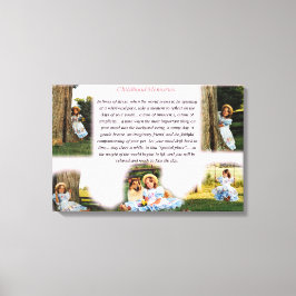 Erinnerungen im Kindesalter Leinwanddruck