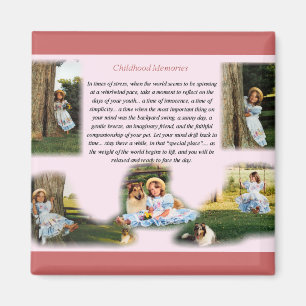 Erinnerungen im Kindesalter Magnet