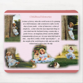 Erinnerungen im Kindesalter Mousepad