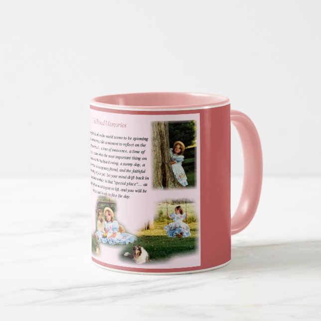 Erinnerungen im Kindesalter Tasse (VorderseiteRechts)