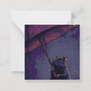 Erinnerungen im Nebel: Rainy Day Adventures Mitteilungskarte