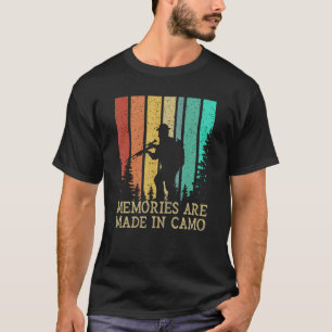 Erinnerungen in der Camouflage Jagd Spaß Jäger Wil T-Shirt