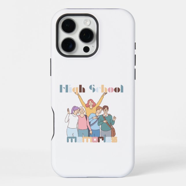 Erinnerungen in der Hochschule iPhone 16 Pro Max Hülle (Rückseite)