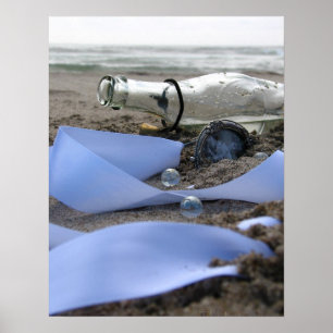 Erinnerungen in einer Flasche Poster