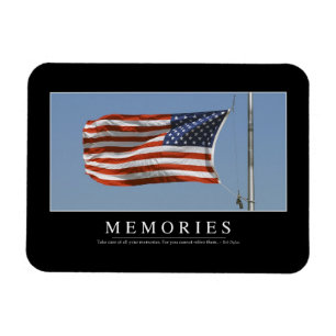 Erinnerungen: Inspirierend Zitat 2 Magnet