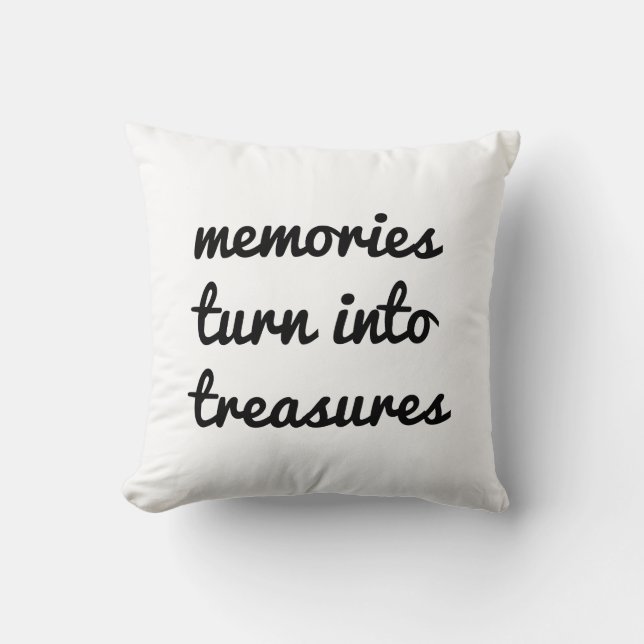 Erinnerungen Kissen (Vorderseite)
