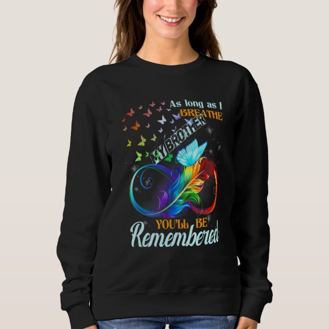 Erinnerungen meines Vaters im Himmel, die an dich  Sweatshirt (Vorderseite)