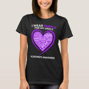 Erinnerungen müssen Alz Uncle Alzheimer Awareness T-Shirt