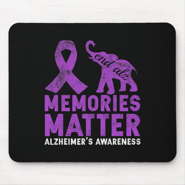 Erinnerungen Problem Heimerheimer - Lila Elefant Mousepad (Vorne)