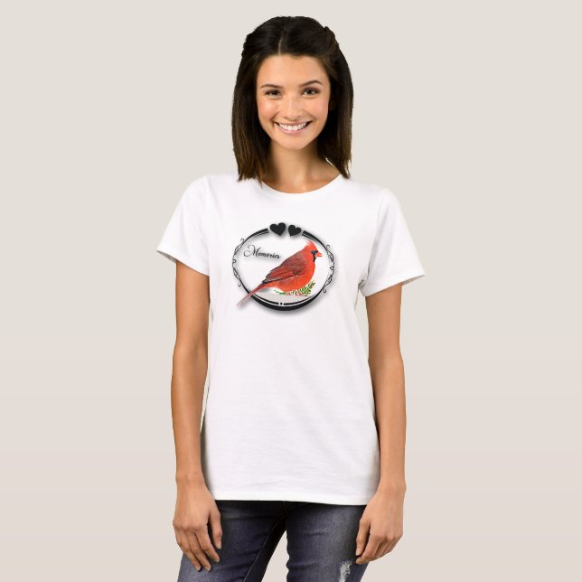 Erinnerungen - Roter Kardinal T-Shirt (Vorne ganz)