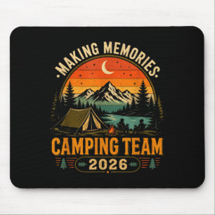 Erinnerungen schaffen Camping-Team 2026 passend Mousepad