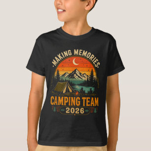 Erinnerungen schaffen Camping-Team 2026 passend T-Shirt
