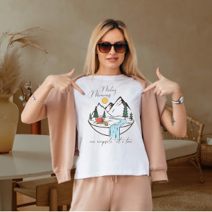 Erinnerungen schaffen, ein Campingplatz nach dem a T-Shirt