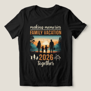 Erinnerungen Schaffen Familienurlaub 2026 Zusammen Tri-Blend Shirt