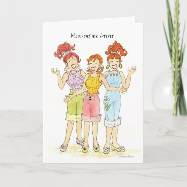 Erinnerungen sind Forever Card Karte (Vorderseite)