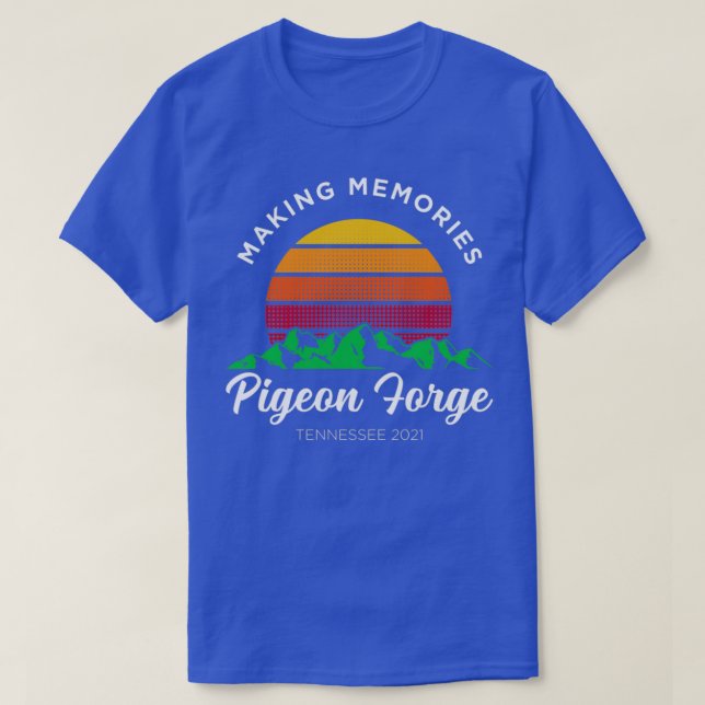 Erinnerungen tauben Familienurlaub 2021 T-Shirt (Design vorne)