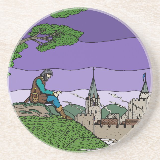 Erinnerungen von Camelot Untersetzer (Vorne)