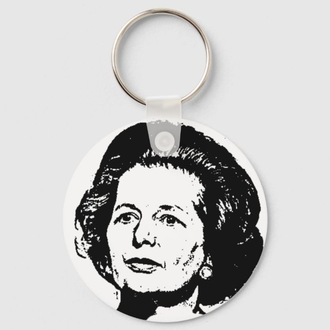 Erinnerungen von Margaret Thatcher Schlüsselanhänger (Vorderseite)