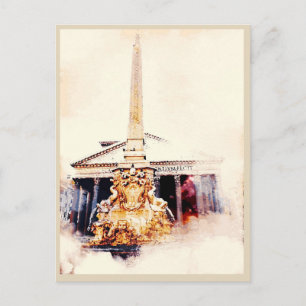 Erinnerungen von Rom: Pantheon Postkarte