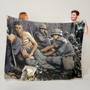 ERINNERUNGEN von VIETNAM Fleecedecke