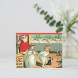 Erinnerungen von Weihnachten: Postkarte aus der Ve