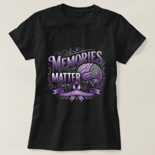 Erinnerungen zählen Gehirn Alzheimer Demenz Shirt
