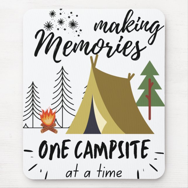 Erinnerungen zu einem Campingplatz nach dem andere Mousepad (Vorne)