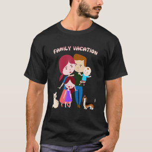 Erinnerungen zusammenführen Familienurlaub T-Shirt