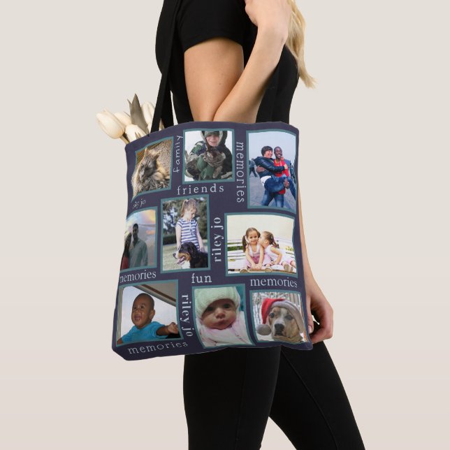 Erinnerungens-Marine-moderne Trendy 18 Tasche (Von Nahem)