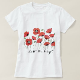 Erinnerungs-Mohnblume T-Shirt