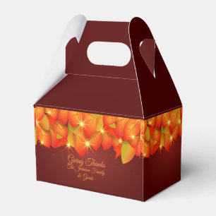 Erinnerungsbox zum Namen und Jahr des Thanksgiving Geschenkschachtel