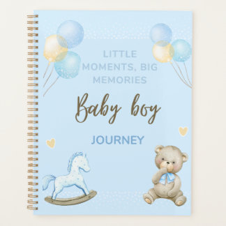 Erinnerungsbuch für Babyjungen Planer