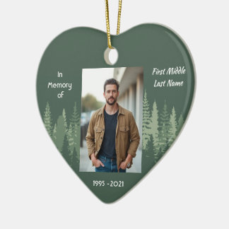 Erinnerungsfoto Wilderness Forest Bäume Keramik Ornament