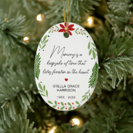 Erinnerungsgedächtnis ist ein Foto für die Pflege Keramik Ornament