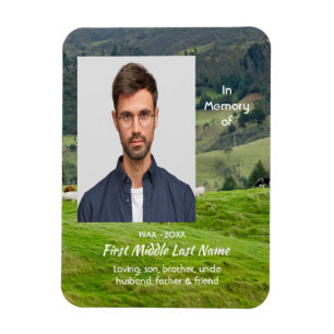 Erinnerungsgeschenk Rinderfarm Landschaft Magnet
