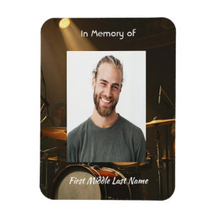 Erinnerungsgeschenk Schlagzeuger Trommeln Band Magnet