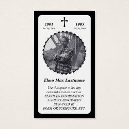 Erinnerungskarte . elegantes Kreuz