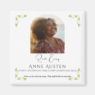 Erinnerungsmagnet – Personalisiertes Tribut-Andenk Magnet