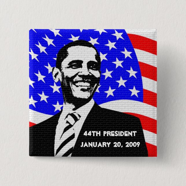 Erinnerungsstücke Obama-Einweihungs-2009 Button (Vorderseite)