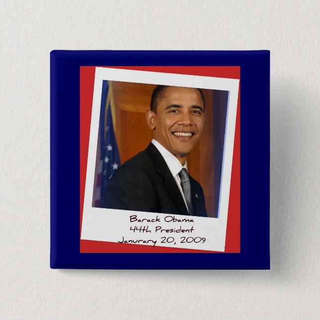 Erinnerungsstücke Obama-Einweihungs-2009 Button (Vorderseite)
