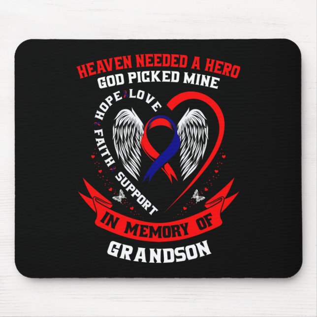Erinnerungsvermögen des roten Herzens Mousepad (Vorne)
